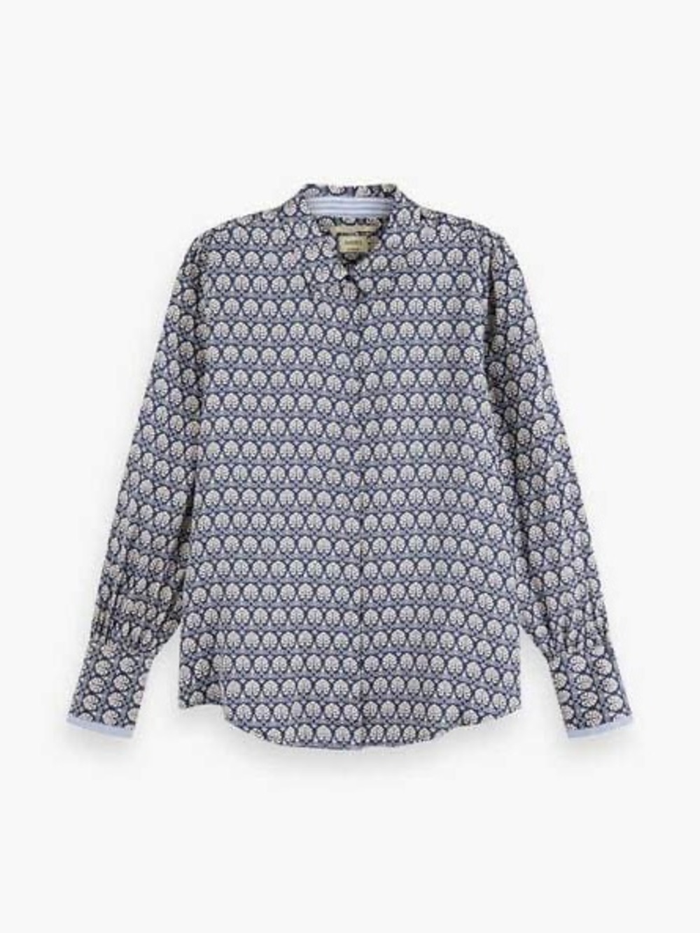 SCOTCH & SODA Printed Shirt with Concealed Size S